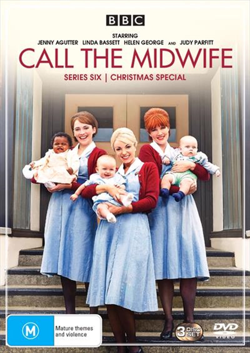 Call The Midwife - Series 6 DVD cover featuring nuns and nurses in a dramatic scene.