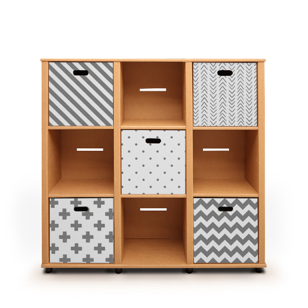 Cardboard Large printed drawer designed for Chest of Drawers - Plus, featuring a stylish print and dimensions of 31 cm height and 27 cm depth.