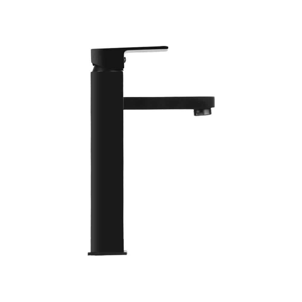 Cefito Basin Mixer Tap Faucet in matte black finish, showcasing its sleek design and high-quality materials.