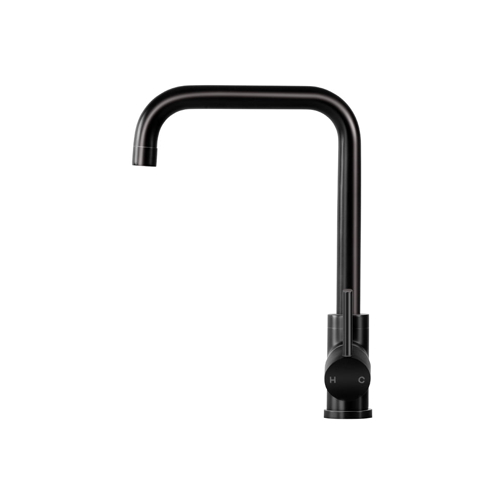 Cefito Mixer Kitchen Faucet Tap in matte black finish with a 360° swivel spout, showcasing its modern design and high-quality materials.