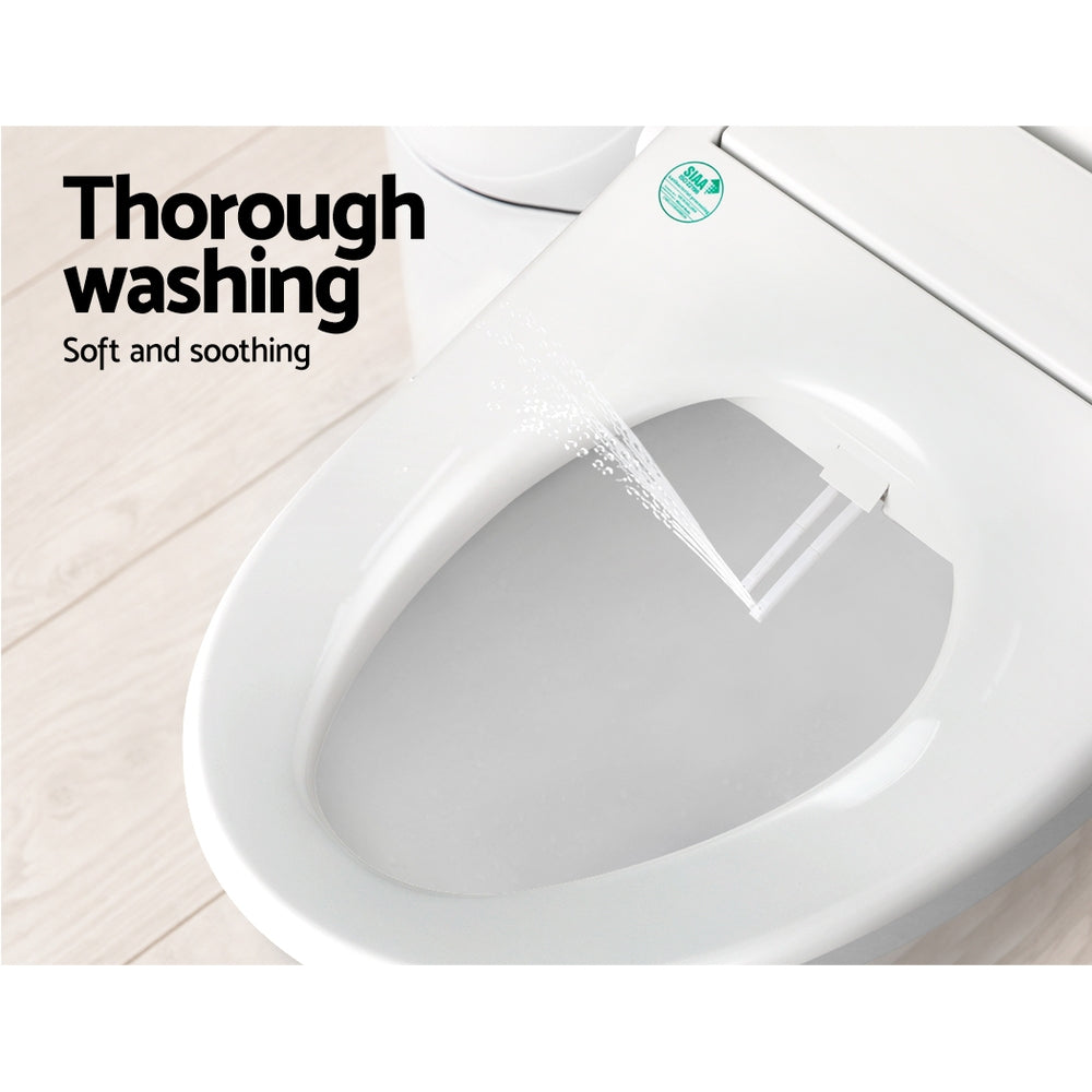 Cefito Non Electric Bidet Toilet Seat Cover in white, showcasing its dual nozzle and adjustable features for enhanced hygiene.