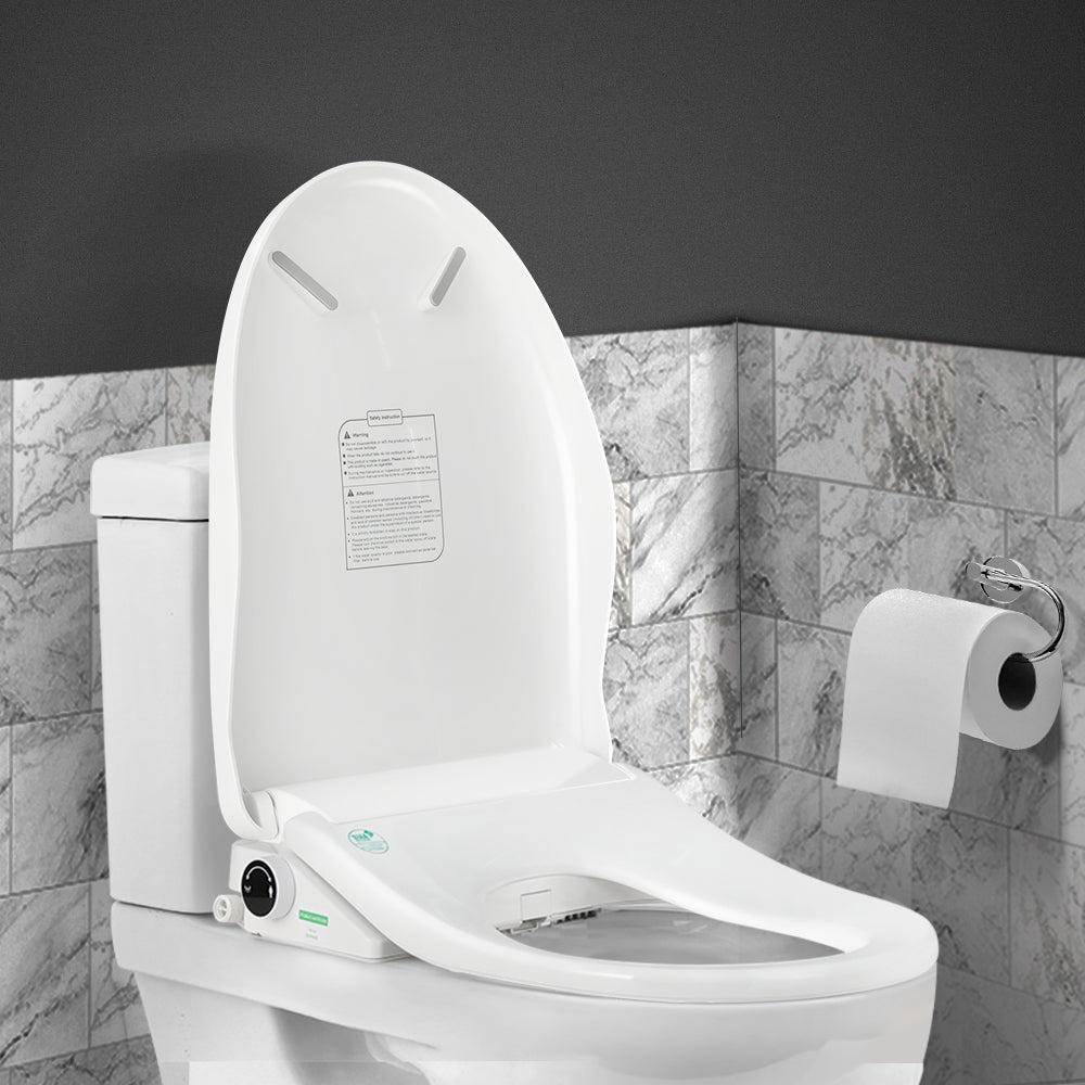 Cefito Non Electric Bidet Toilet Seat Cover in white, showcasing its dual nozzle and adjustable features for enhanced hygiene.