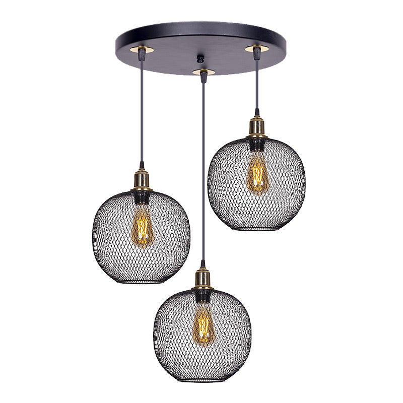 HIVE Ceiling Lamp in black and gold, featuring three E27 bulb sockets and a modern design, perfect for stylish illumination.