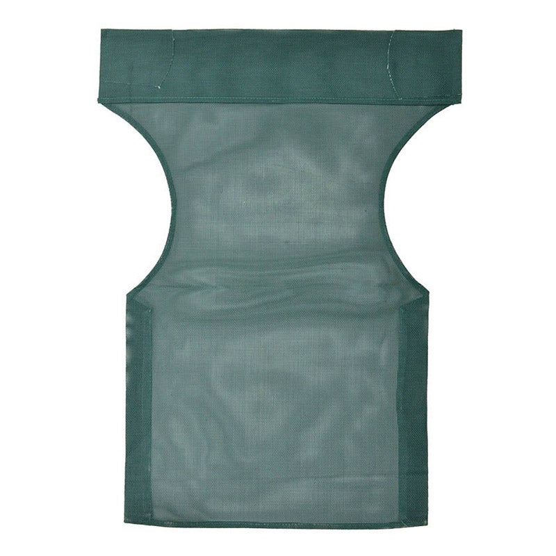 Set of 10 dark green waterproof chair covers designed for garden armchairs, showcasing their durable polyester material.