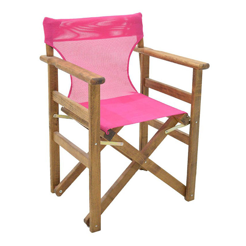 Set of 10 fuchsia waterproof chair covers for garden armchairs, showcasing vibrant color and durable material.