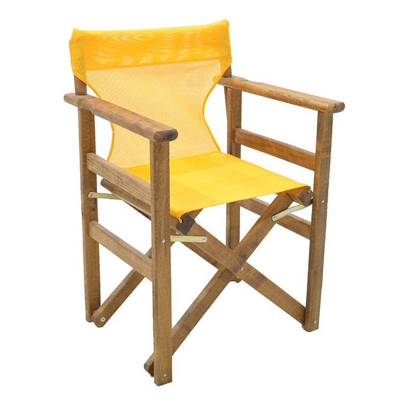 Set of 10 waterproof yellow chair covers for garden armchairs, designed for outdoor use.