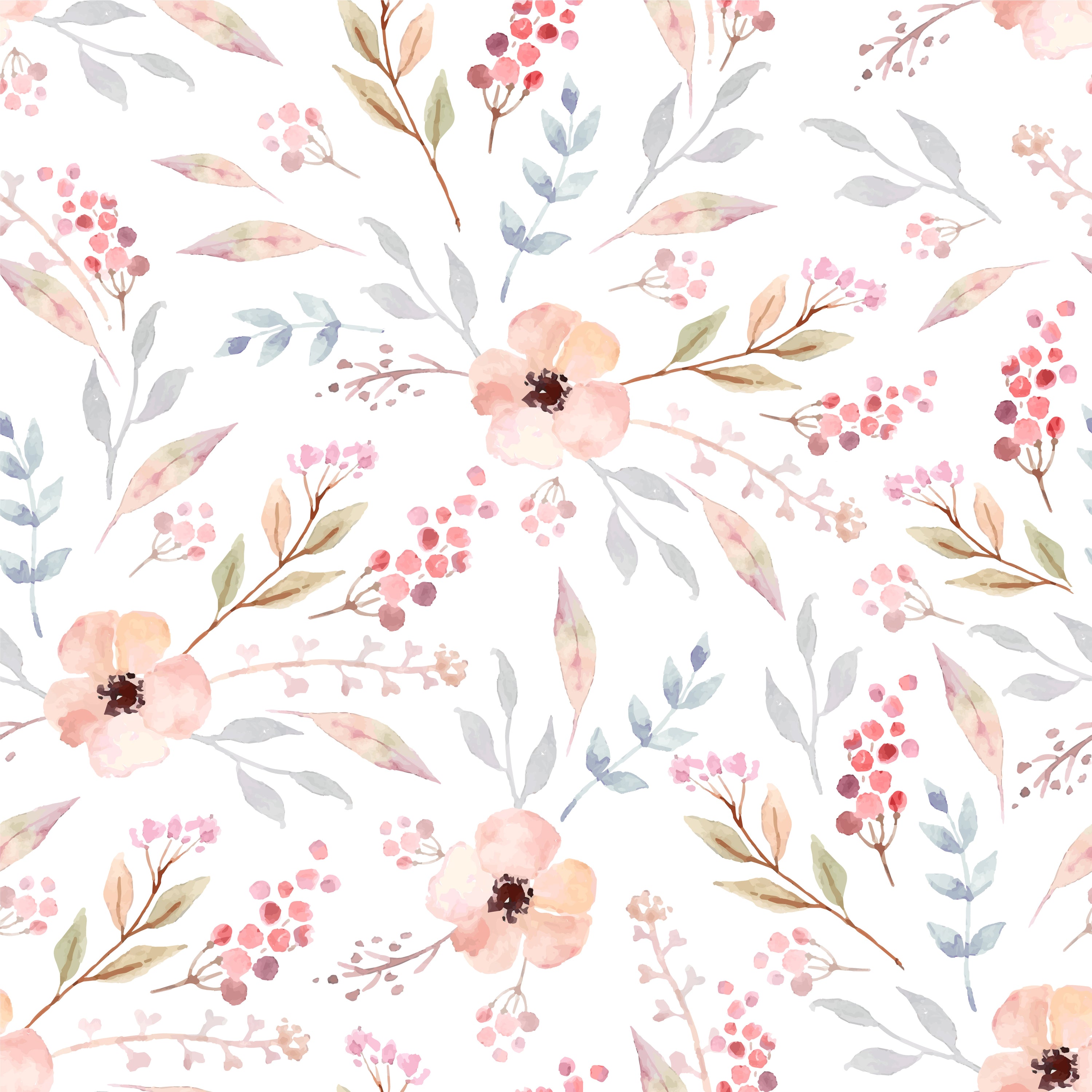 Cherry Blossoms Wallpaper featuring vibrant floral patterns on a smooth surface, ideal for home decor.