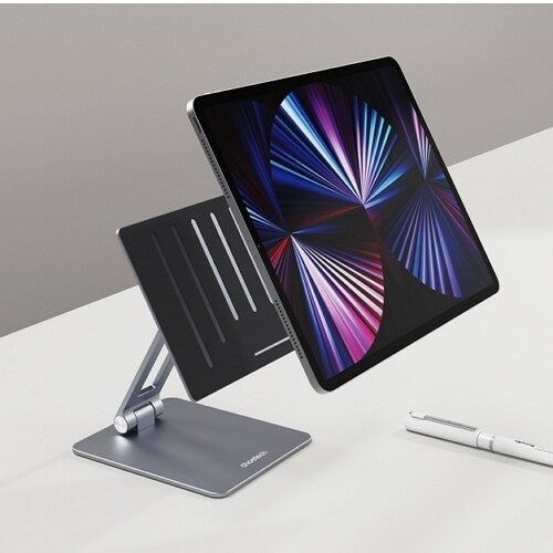 CHOETECH H069 Magnetic Adjustable Angle Holder for 12.9-inch iPad Pro, showcasing its strong magnet and adjustable features.