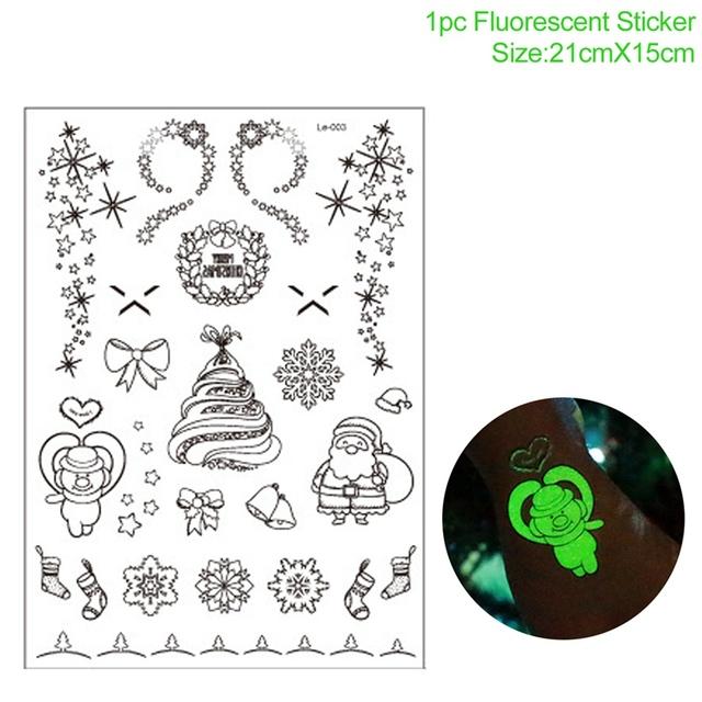 Colorful Christmas window stickers featuring Santa, snowflakes, and festive designs for holiday decoration.