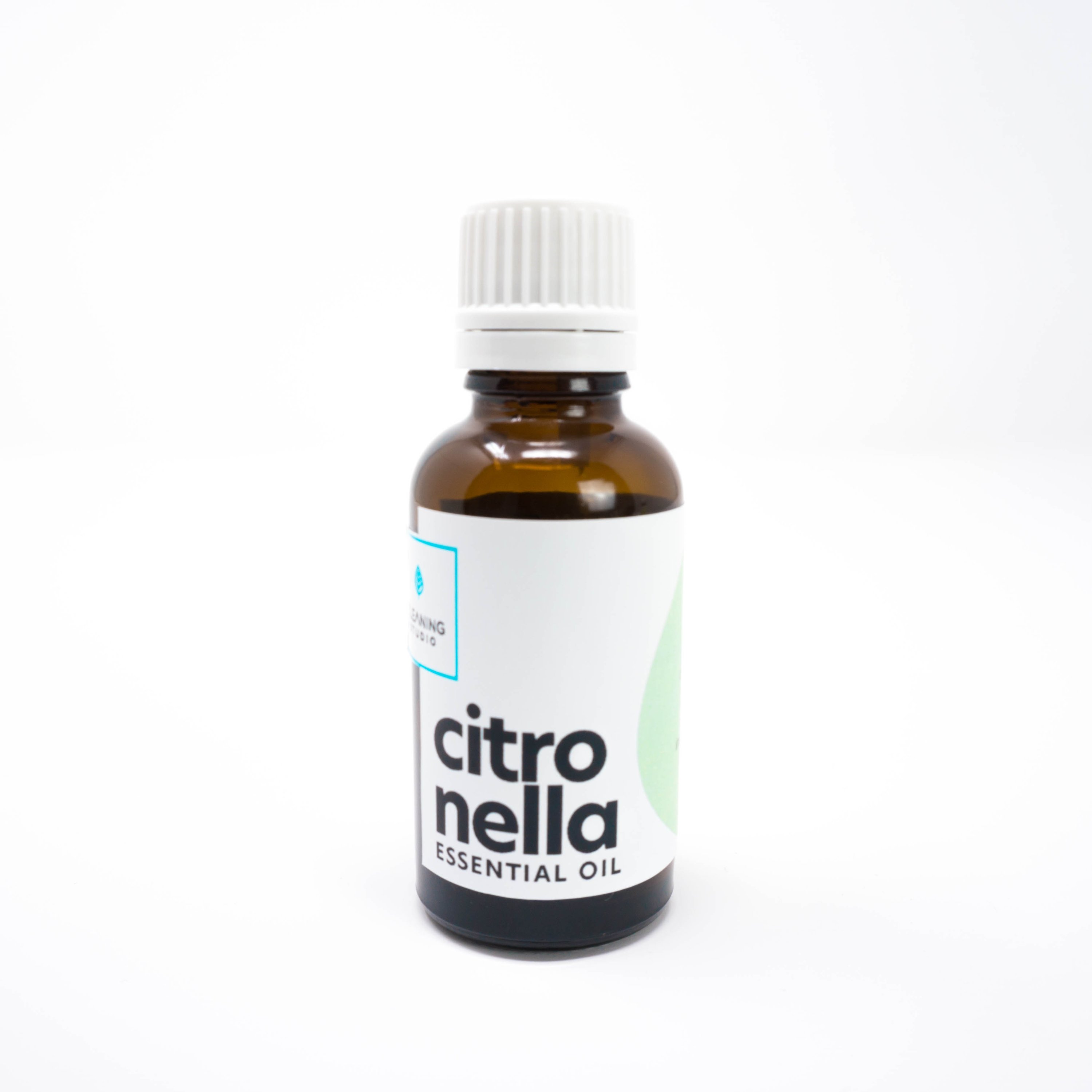 A 1oz bottle of 100% Pure Citronella Essential Oil, showcasing its natural and therapeutic qualities.