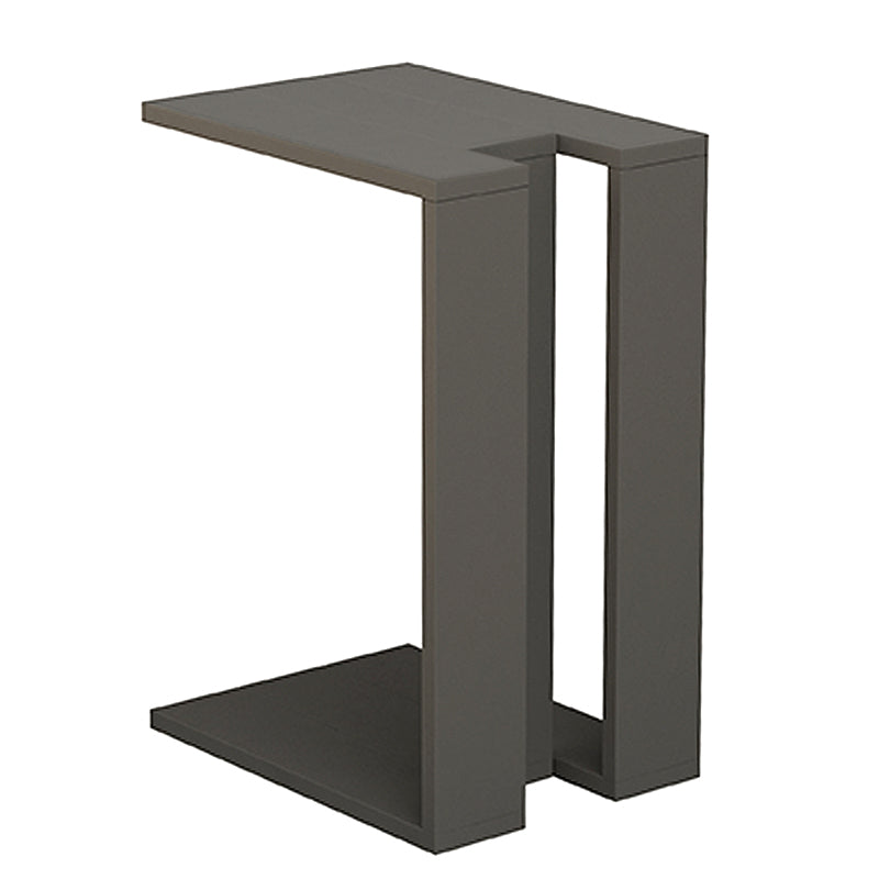 Coffee Table RELAX in anthracite color, featuring a sleek melamine design with compact dimensions of 30x40x57 cm.