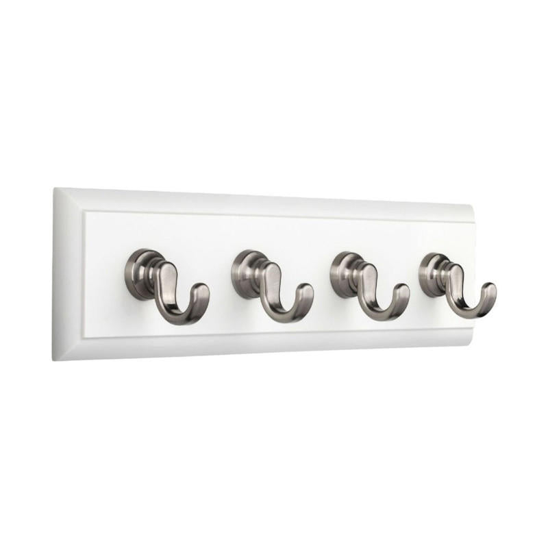 COMMAND Key Rail HOM18Q Bx2 in quartz finish, designed for key organization with a modern aesthetic.