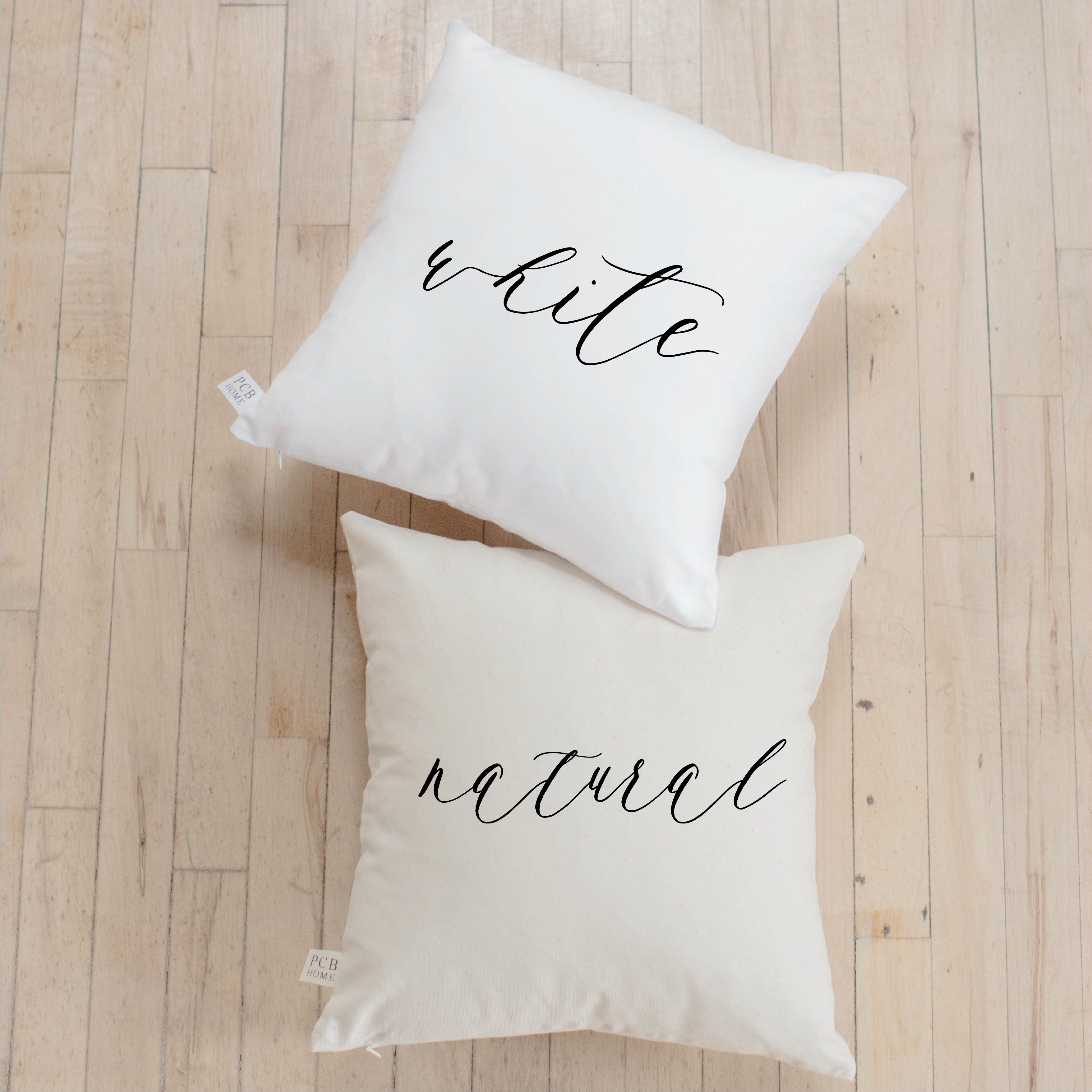 A cozy pillow with the quote 'Coming Home To You Is My Favorite Thing' in elegant calligraphy, made from 100% natural cotton fabric.