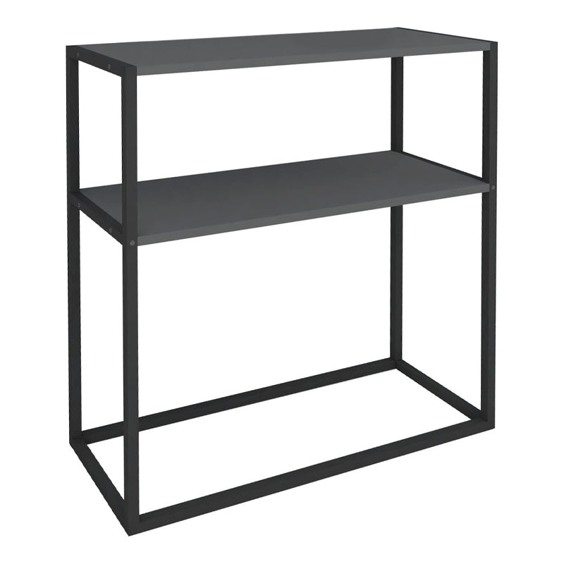 MIRANDA Console Table in black anthracite, showcasing its sleek design and modern finish.