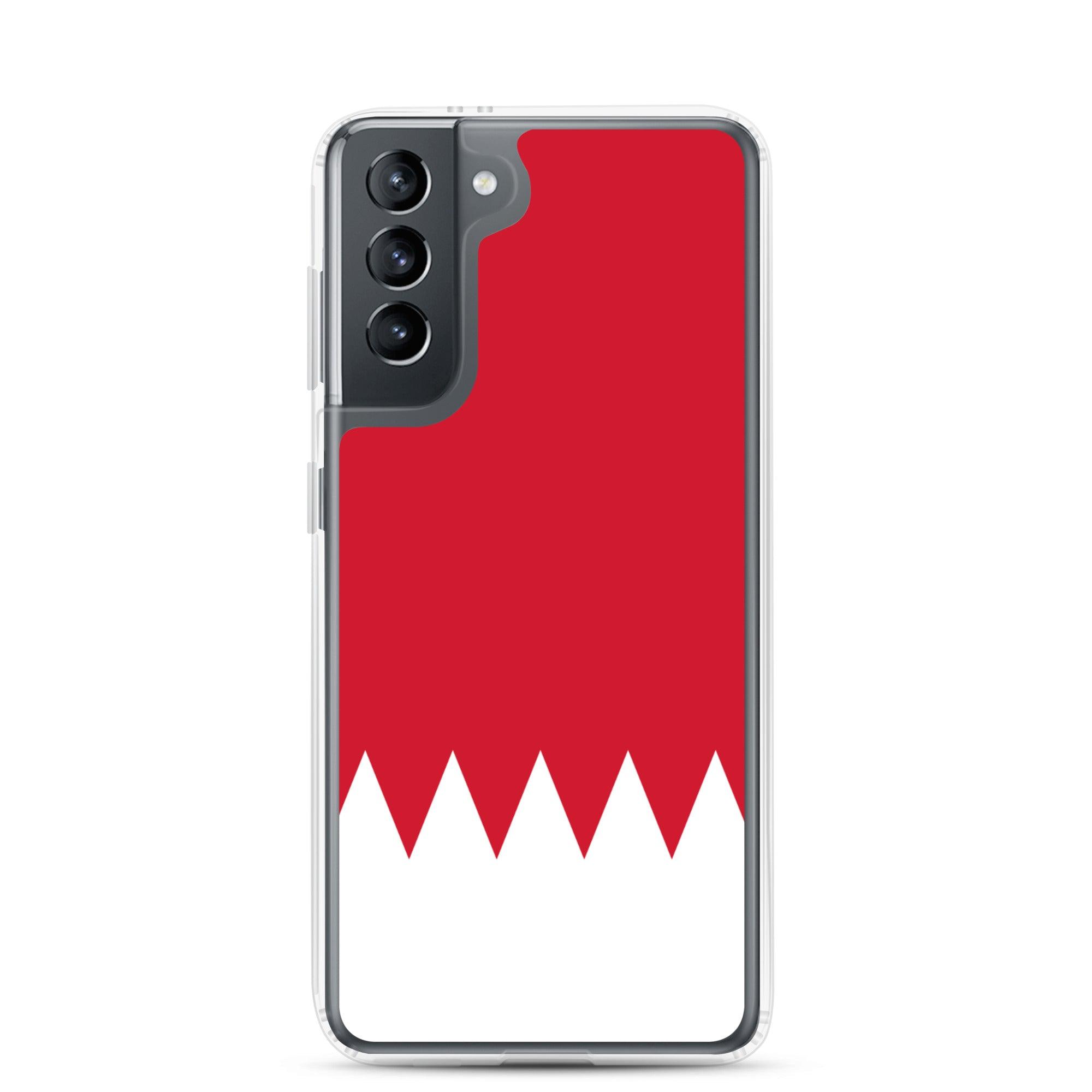 Coque de téléphone avec le drapeau de Bahreïn, en TPU, offrant une protection élégante et durable.