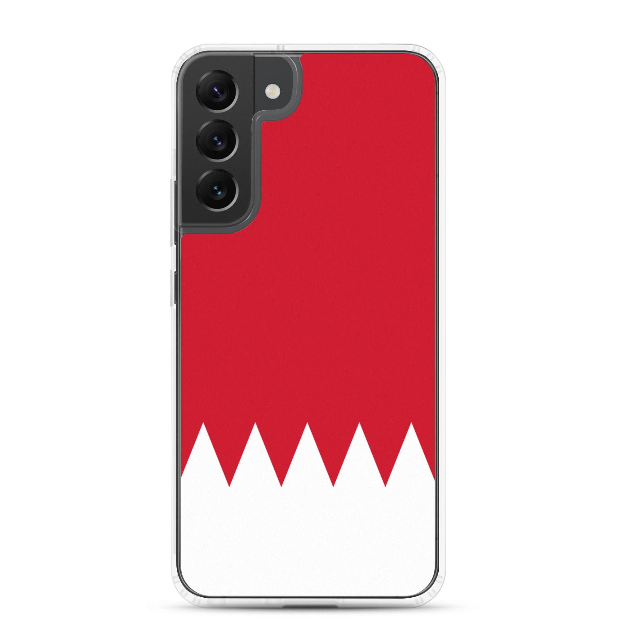 Coque de téléphone avec le drapeau de Bahreïn, en TPU, offrant une protection élégante et durable.