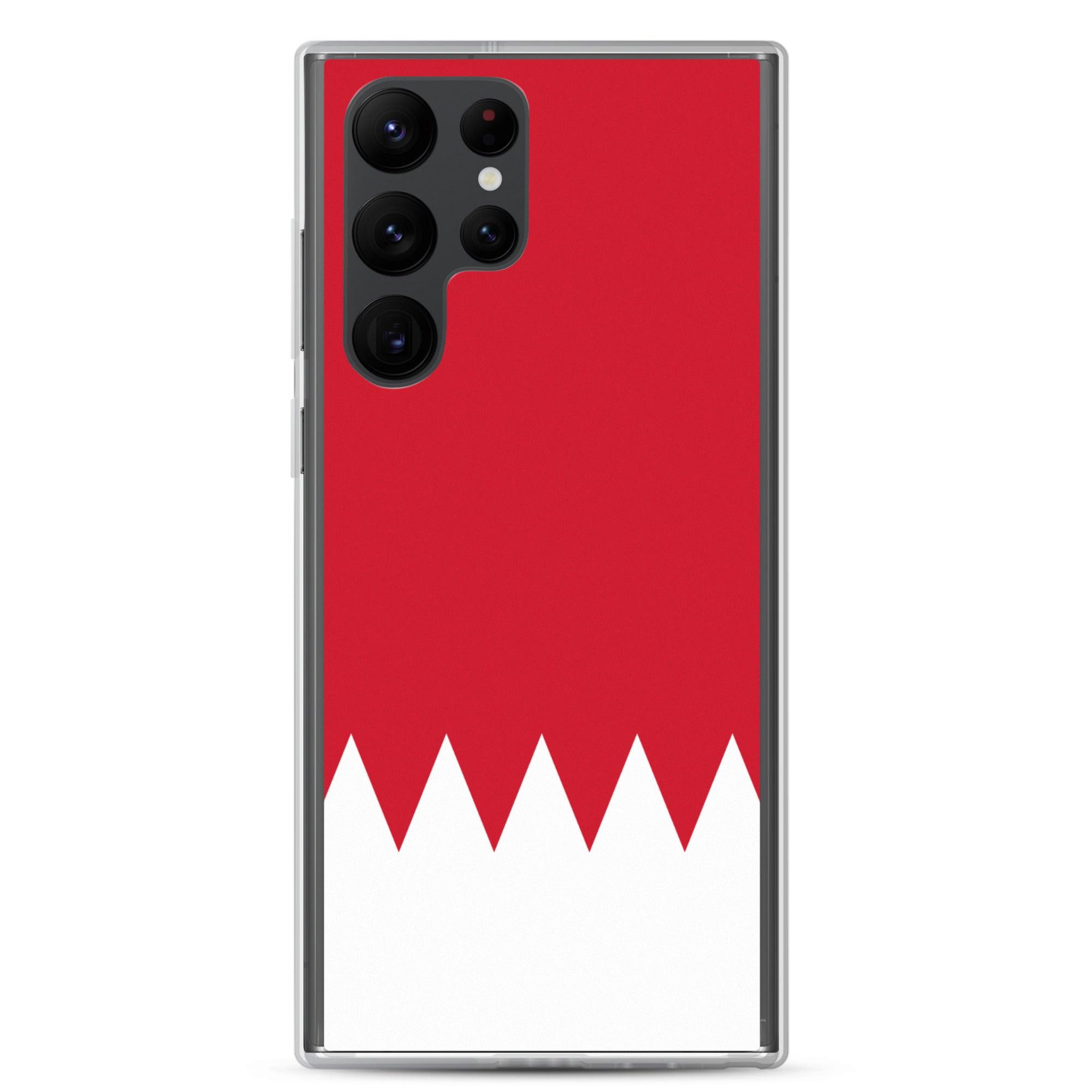 Coque de téléphone avec le drapeau de Bahreïn, en TPU, offrant une protection élégante et durable.