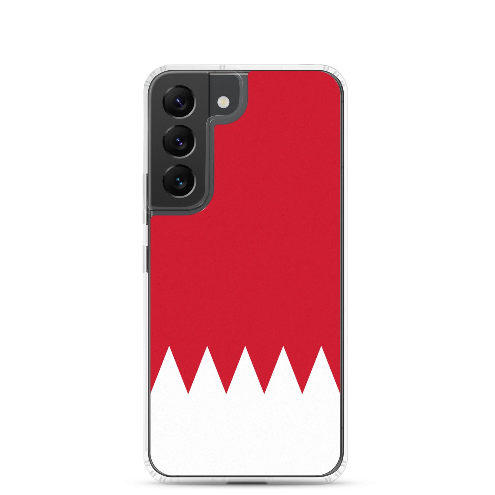 Coque de téléphone avec le drapeau de Bahreïn, en TPU, offrant une protection élégante et durable.