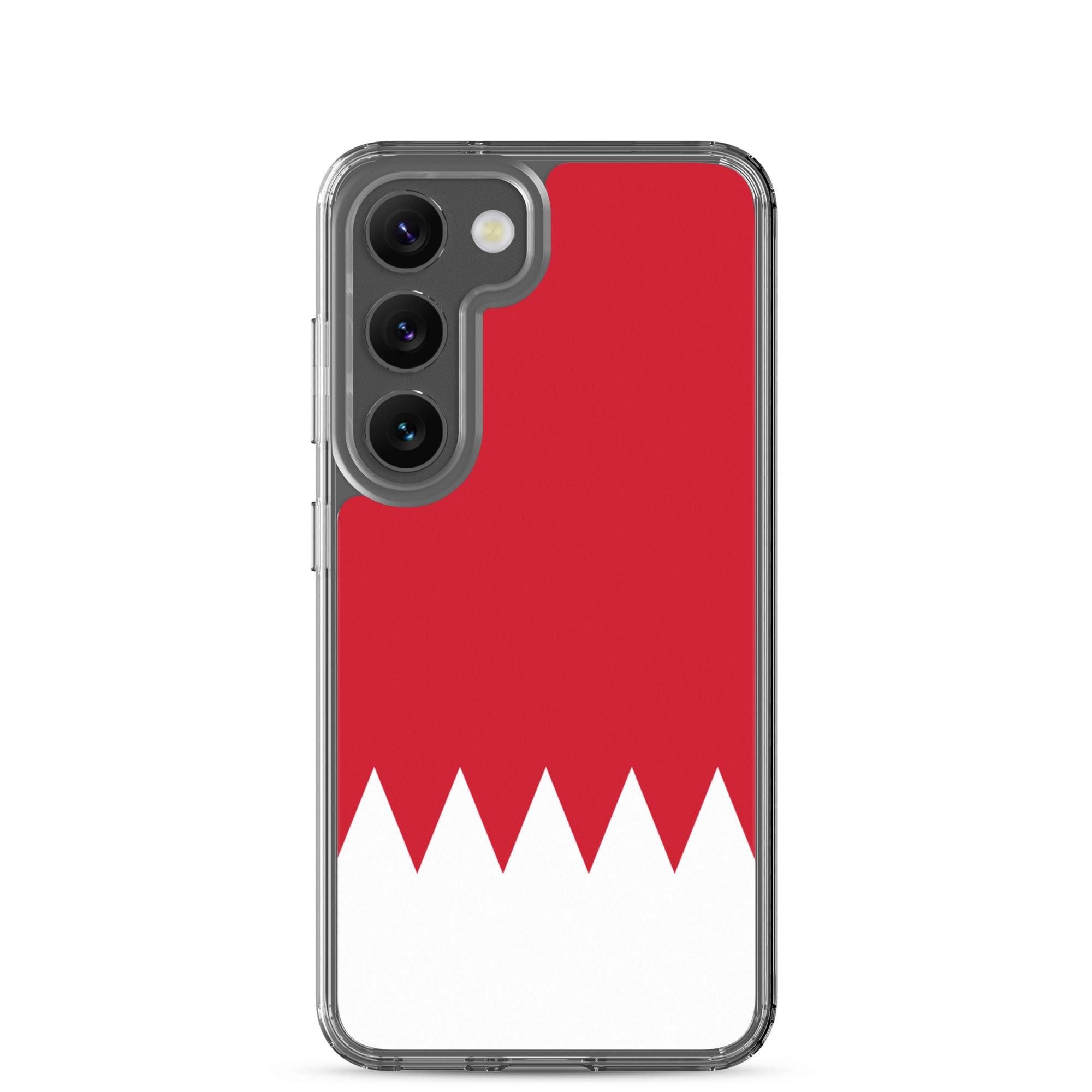 Coque de téléphone avec le drapeau de Bahreïn, en TPU, offrant une protection élégante et durable.