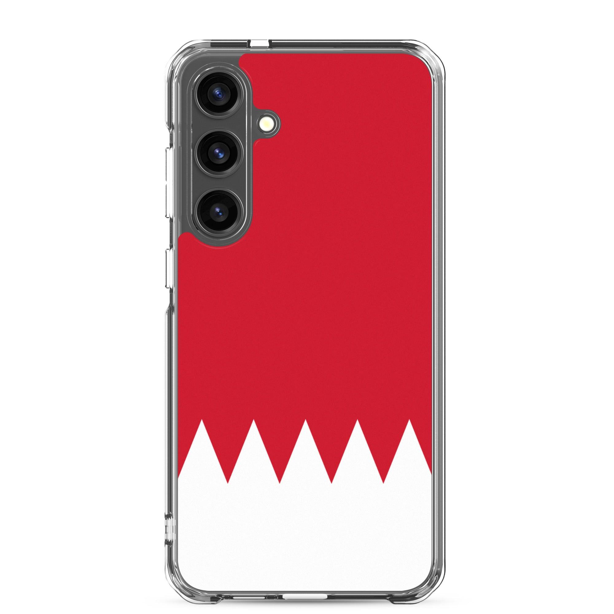 Coque de téléphone avec le drapeau de Bahreïn, en TPU, offrant une protection élégante et durable.