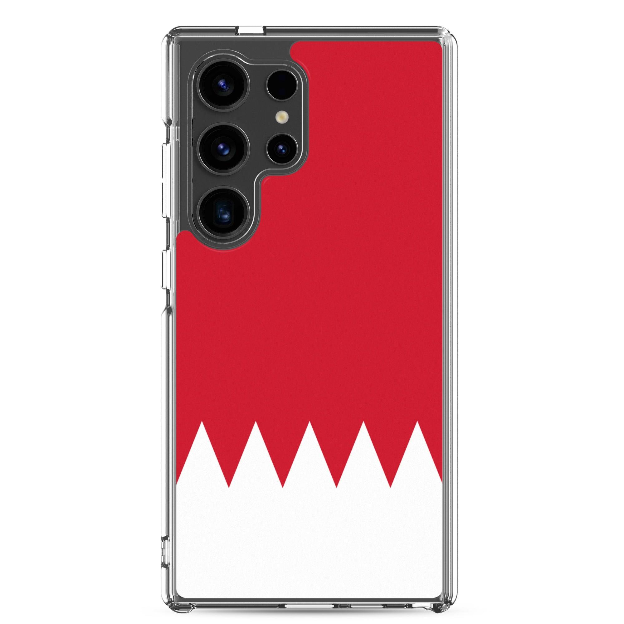 Coque de téléphone avec le drapeau de Bahreïn, en TPU, offrant une protection élégante et durable.