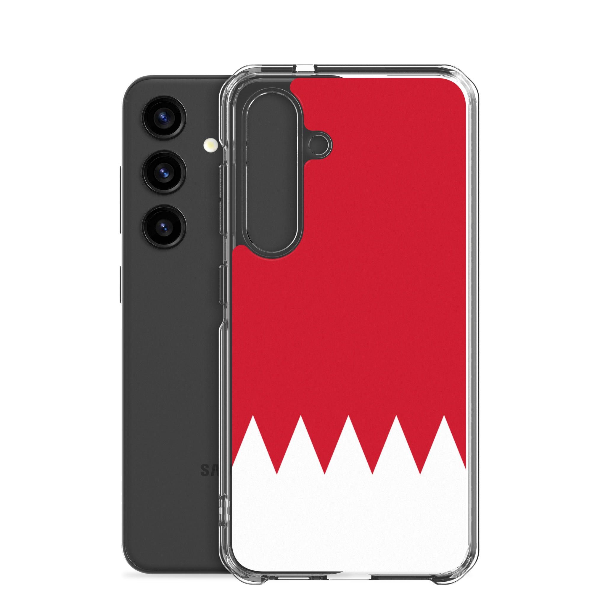 Coque de téléphone avec le drapeau de Bahreïn, en TPU, offrant une protection élégante et durable.