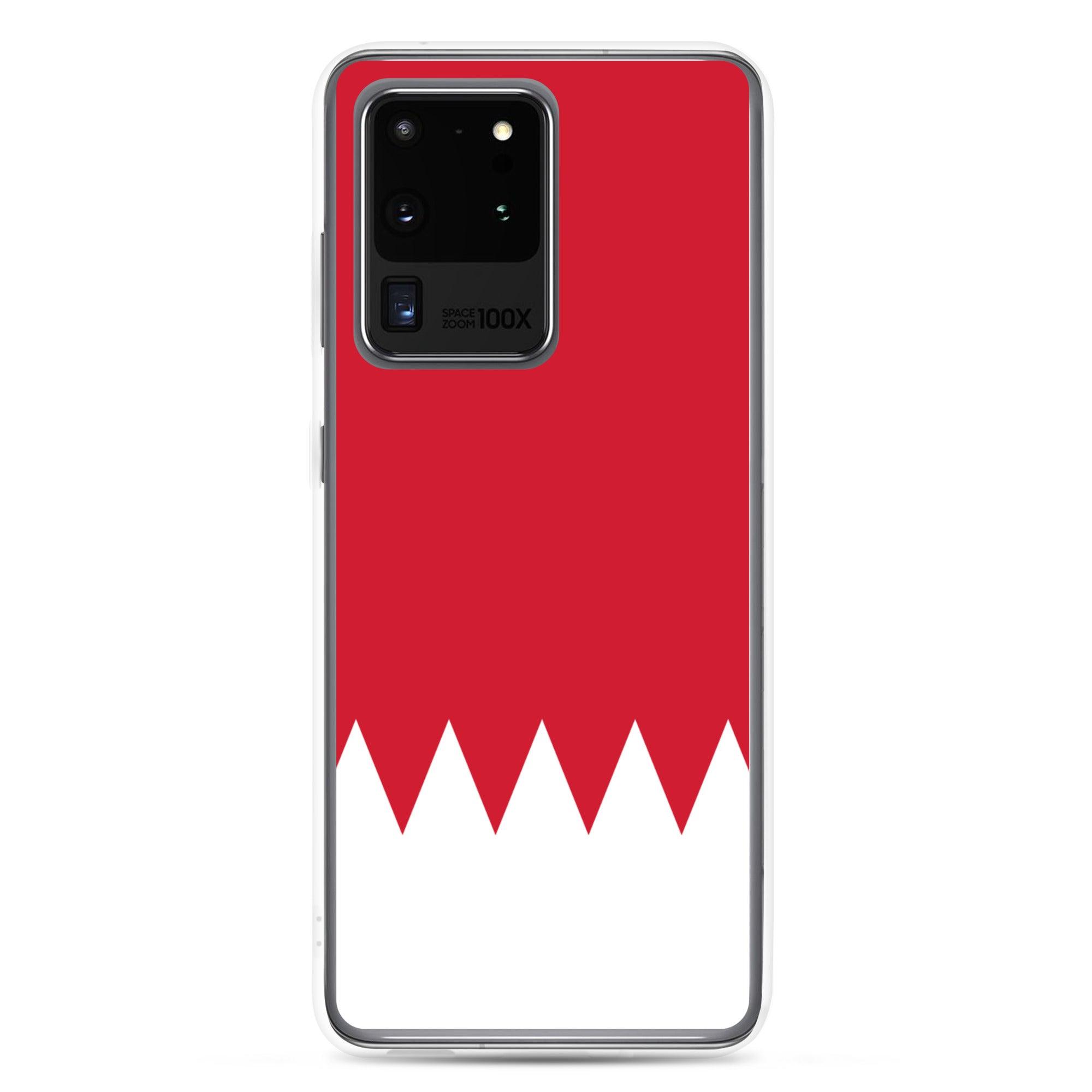 Coque de téléphone avec le drapeau de Bahreïn, en TPU, offrant une protection élégante et durable.