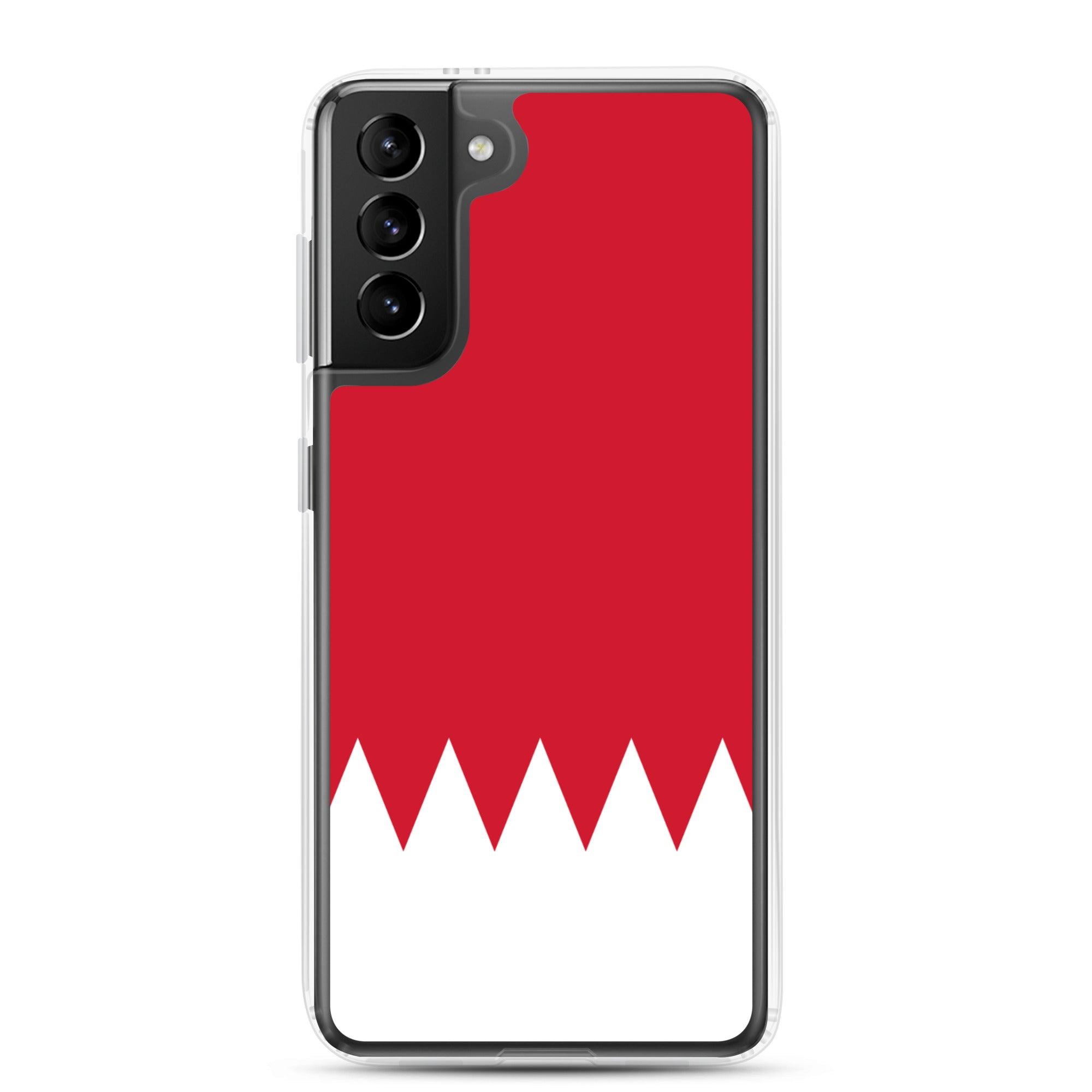 Coque de téléphone avec le drapeau de Bahreïn, en TPU, offrant une protection élégante et durable.