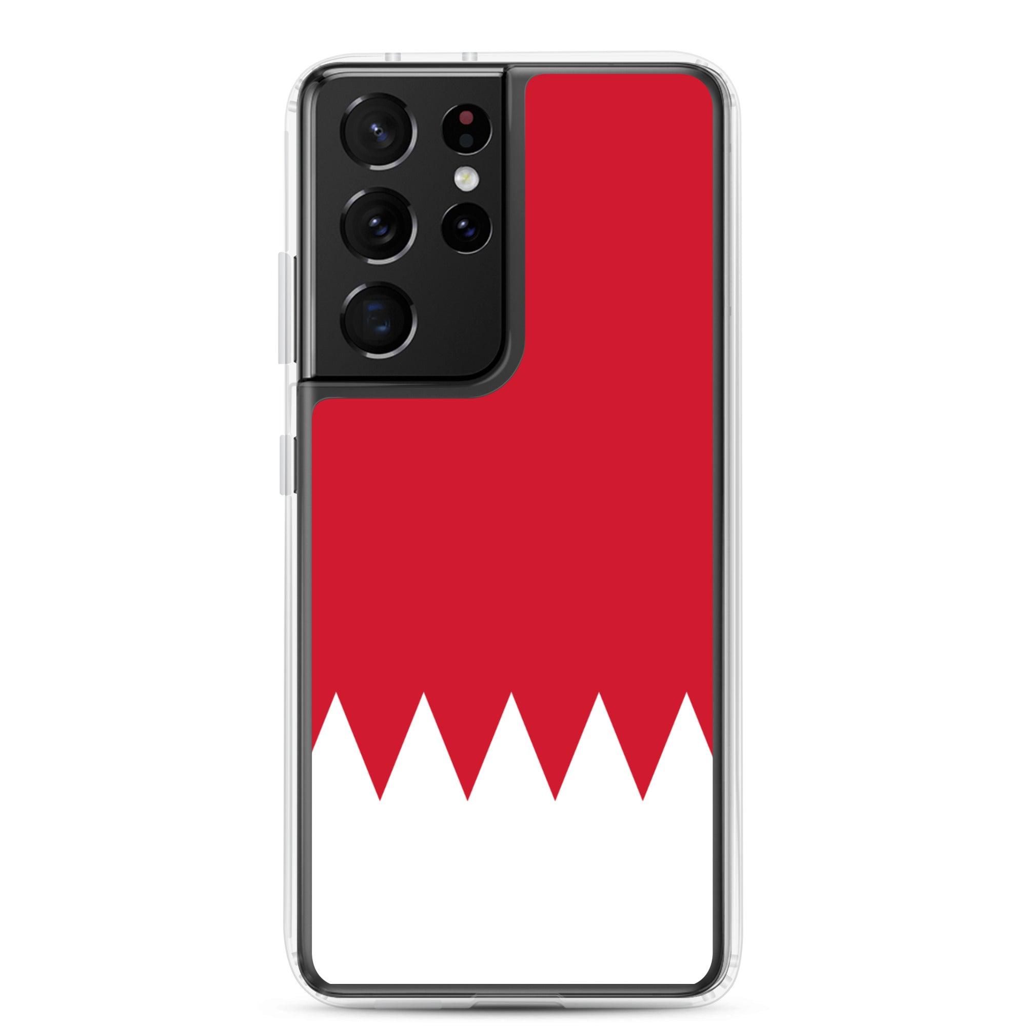 Coque de téléphone avec le drapeau de Bahreïn, en TPU, offrant une protection élégante et durable.