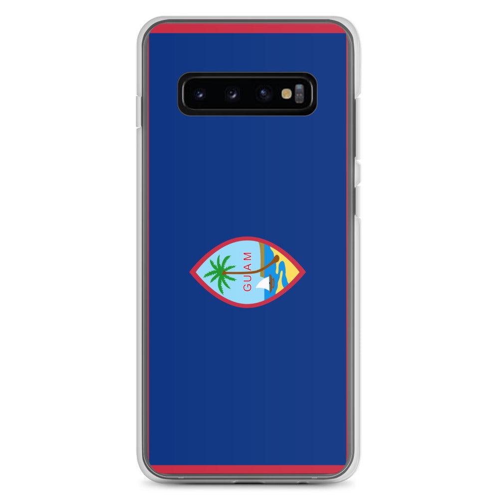 Coque de téléphone avec le drapeau de Guam, en TPU, offrant une protection élégante et durable.