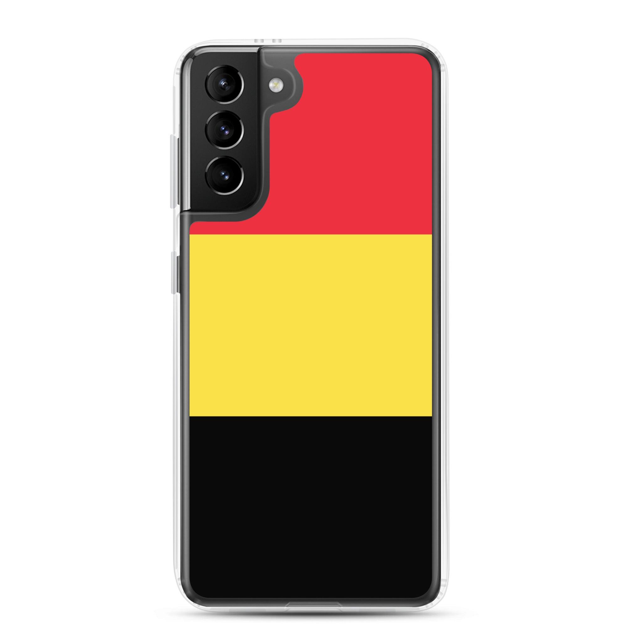 Coque de téléphone avec le drapeau de la Belgique, en TPU, offrant une protection élégante et durable.