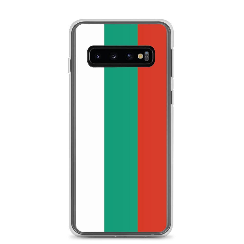 Coque de téléphone avec le drapeau de la Bulgarie, en TPU, offrant une protection et un design élégant.