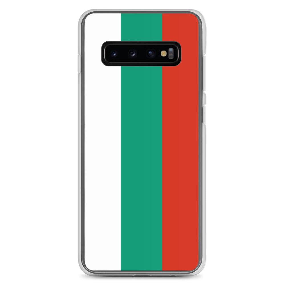 Coque de téléphone avec le drapeau de la Bulgarie, en TPU, offrant une protection et un design élégant.