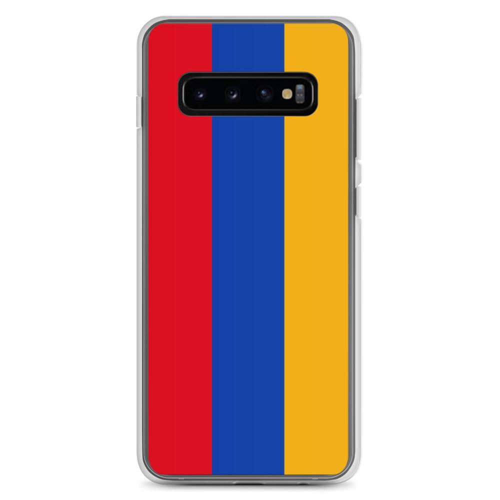 Coque de téléphone avec le drapeau de l'Arménie, en TPU, offrant une protection élégante et durable.