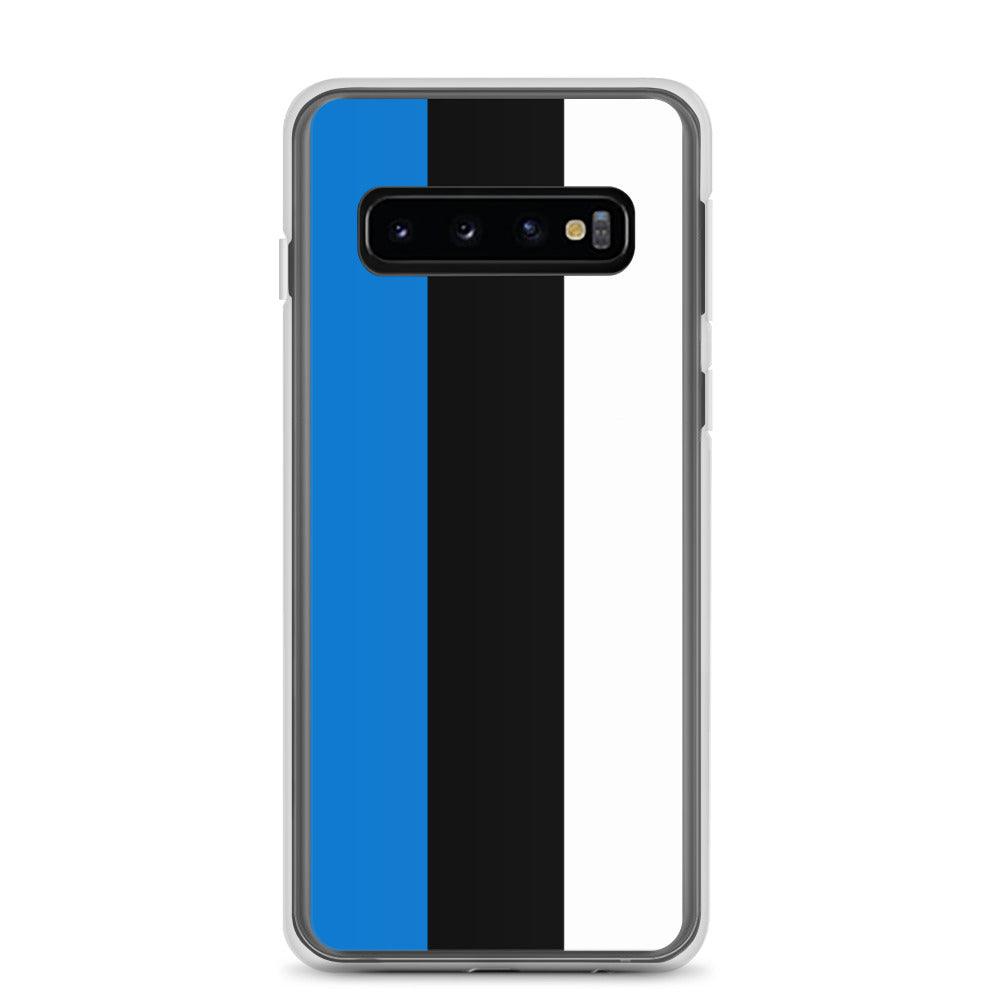 Coque de téléphone avec le drapeau de l'Estonie, en TPU flexible, offrant une protection élégante et durable.