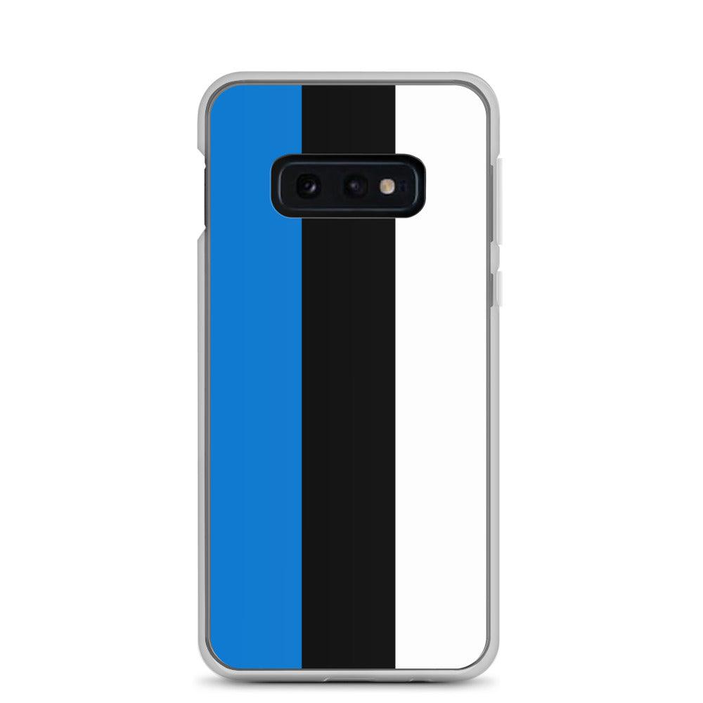 Coque de téléphone avec le drapeau de l'Estonie, en TPU flexible, offrant une protection élégante et durable.