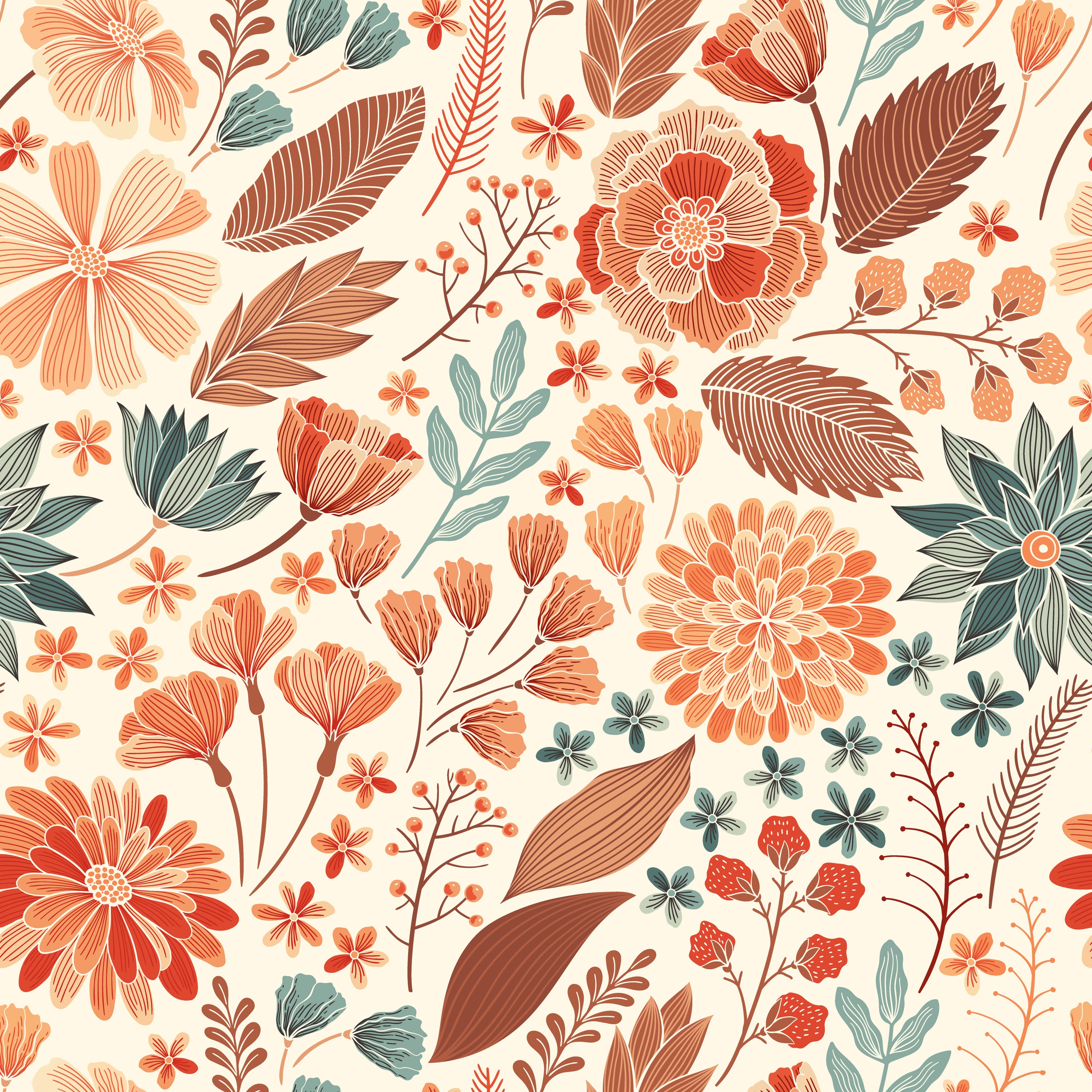 Cornucopia Wallpaper featuring vibrant colors and modern design, perfect for home decor.