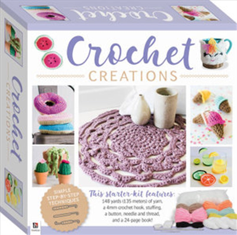 Craftmaker Crochet tuck box with organized crochet supplies, featuring a stylish design and durable construction.