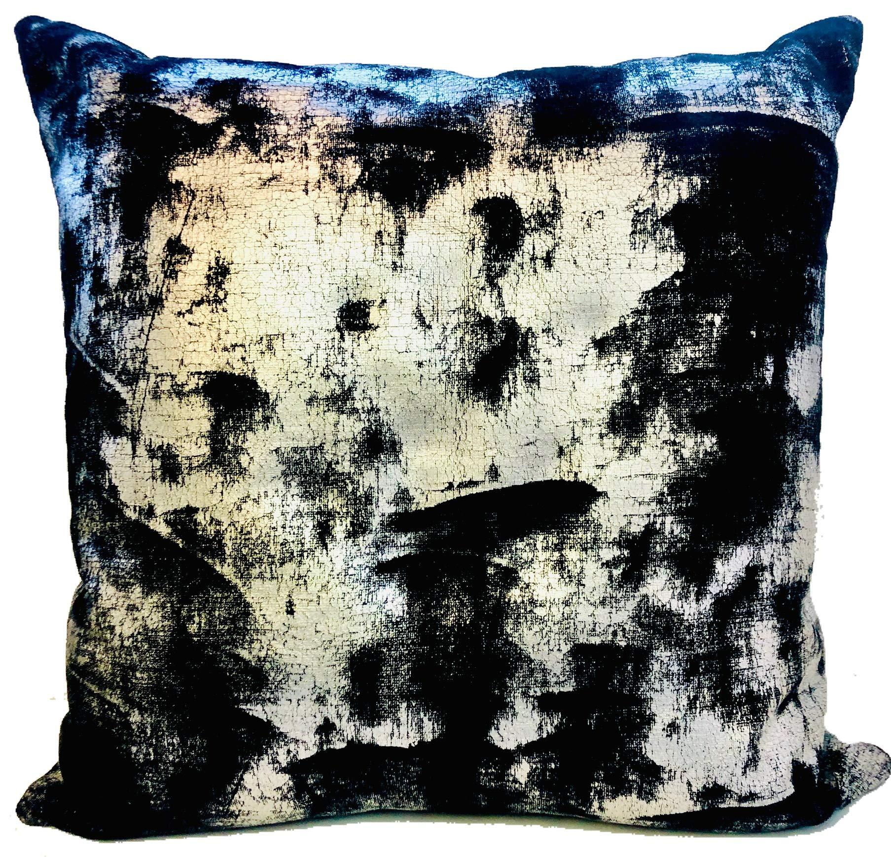 Crestmont Decorative Foil Velvet Pillow Covers in elegant design, showcasing soft velvet fabric with a foil finish, perfect for home decor.