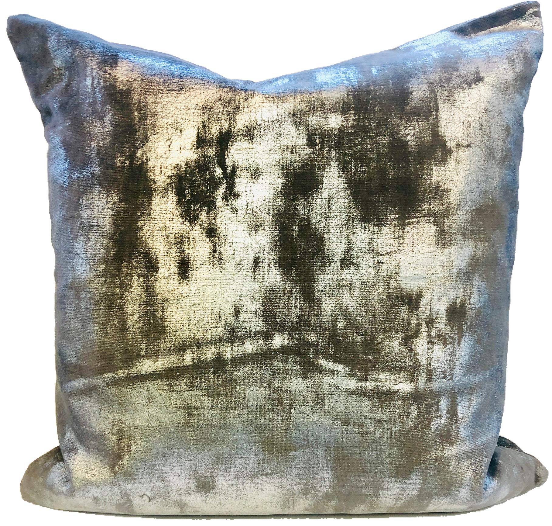 Crestmont Decorative Foil Velvet Pillow Covers in elegant design, showcasing soft velvet fabric with a foil finish, perfect for home decor.