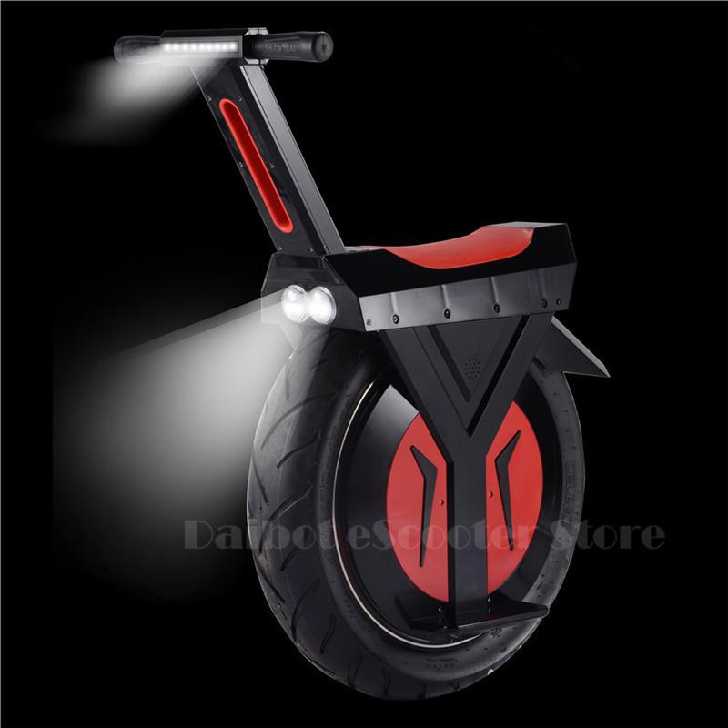 Daibot Electric Monowheel Scooter showcasing its sleek design and 17-inch tire, perfect for urban commuting.