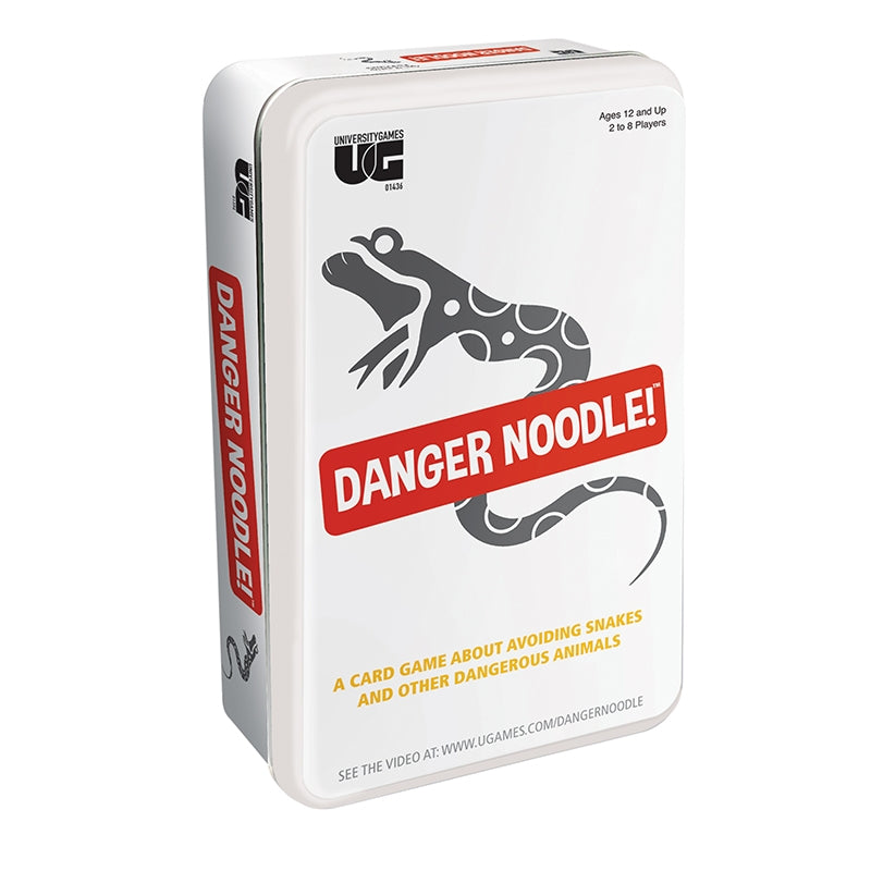 Danger Noodle Tin card game featuring cute animal characters and vibrant artwork.