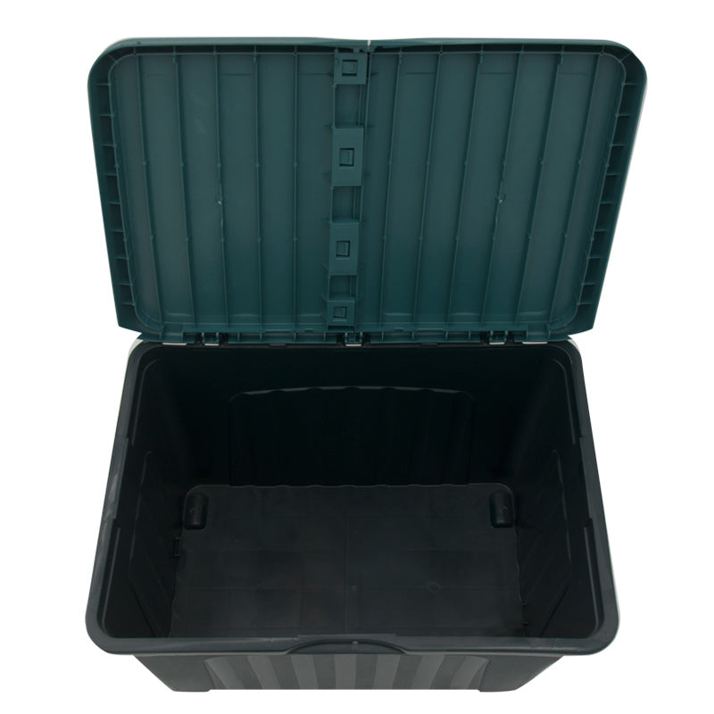 LEA Green Depozit Box made of durable polypropylene, measuring 80x58x51 cm, ideal for stylish home storage.