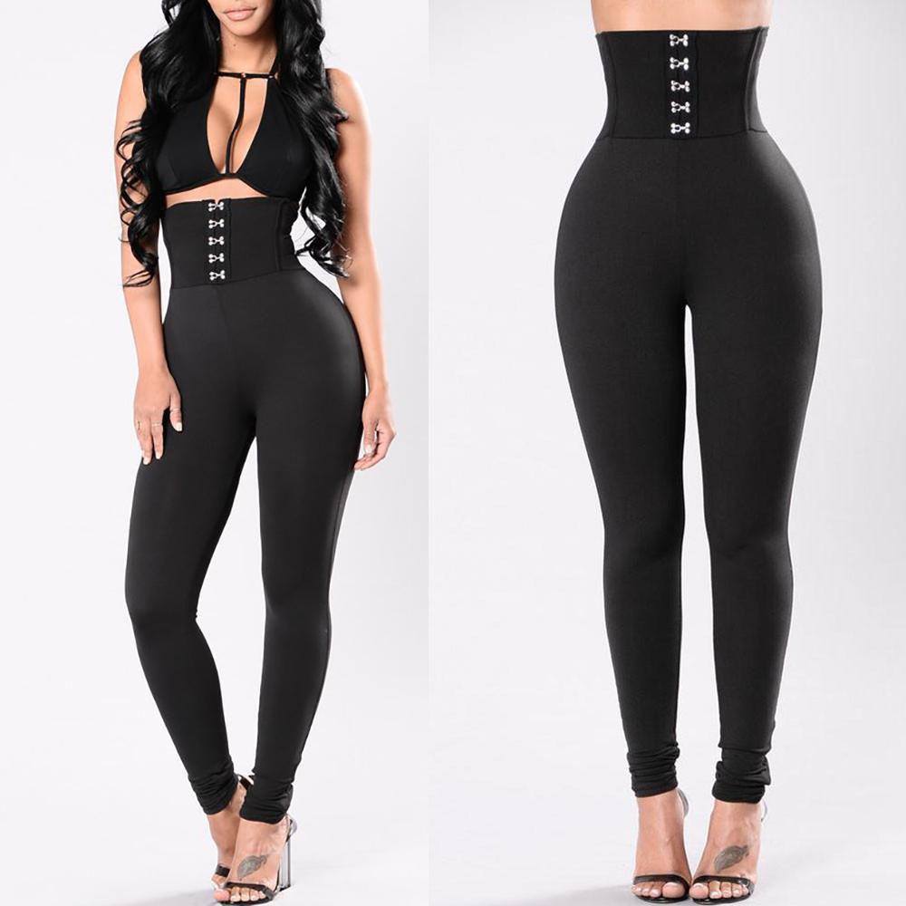 A pair of stylish Designer Women's Sports Gym Yoga Leggings in a full-length pencil style, showcasing a high waist and skinny fit, perfect for workouts.