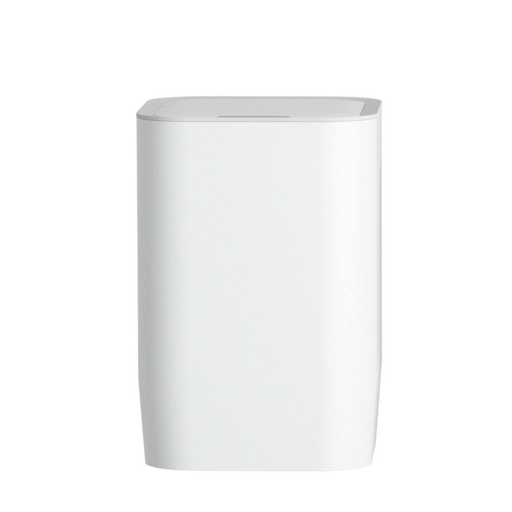 Devanti Sensor Bin in white, showcasing its sleek design and motion sensor feature for hands-free operation.