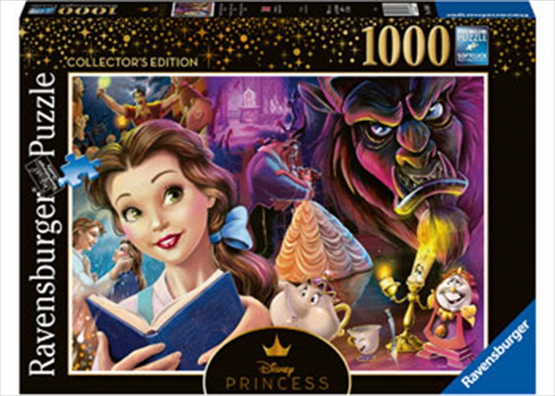 Disney Belle 'mood' 1000 Piece Puzzle featuring vibrant colors and intricate details of Belle.