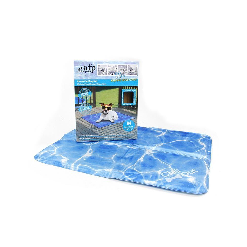 Dog Cooling Mat featuring a special cooling gel inner lining, designed for pets to stay cool during hot weather.