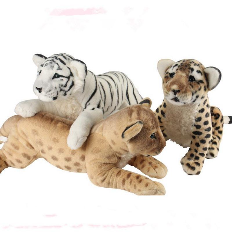 Dorimytrader Soft Stuffed Animals Tiger Plush Toy in 45cm and 60cm sizes, featuring a realistic design and made from high-quality plush material.