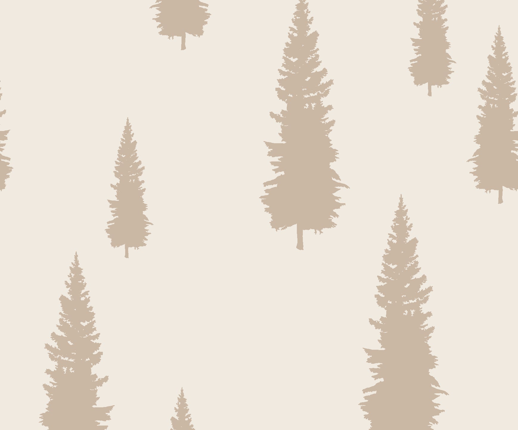 Douglas Fir Tree (Mocha) wallpaper featuring a modern design with vibrant colors and bold patterns, perfect for home decor.