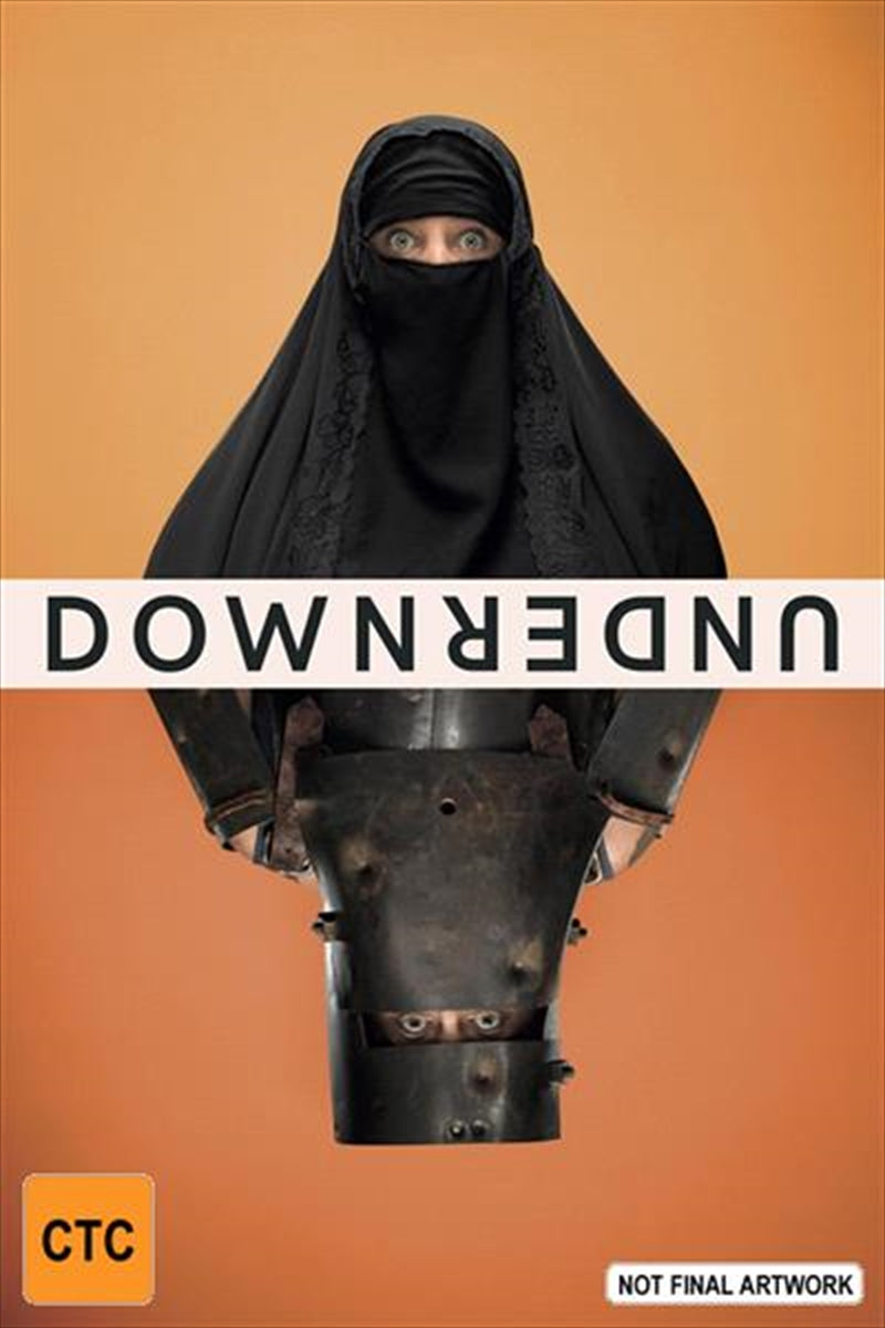 Cover of Down Under DVD featuring comedic elements and characters involved in a race riot.